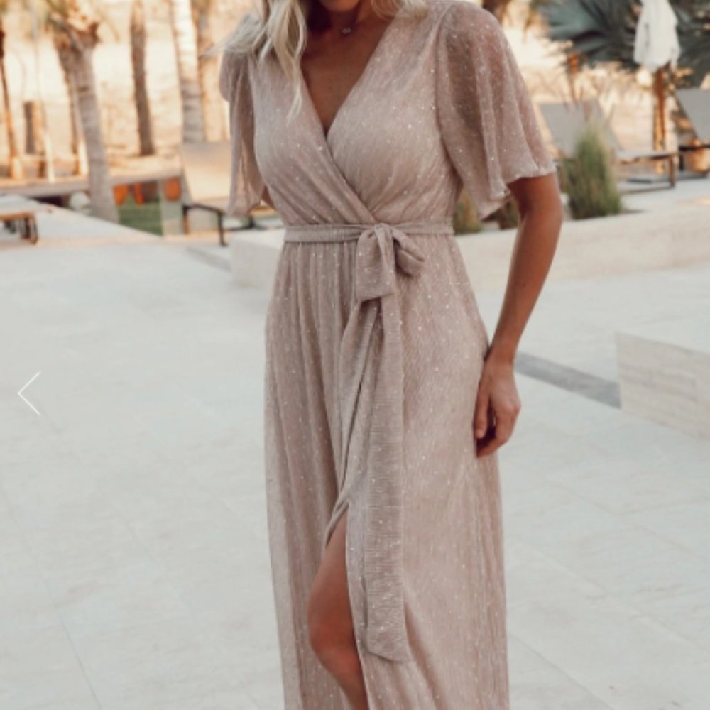 Grace Sparkle Gown | Champagne